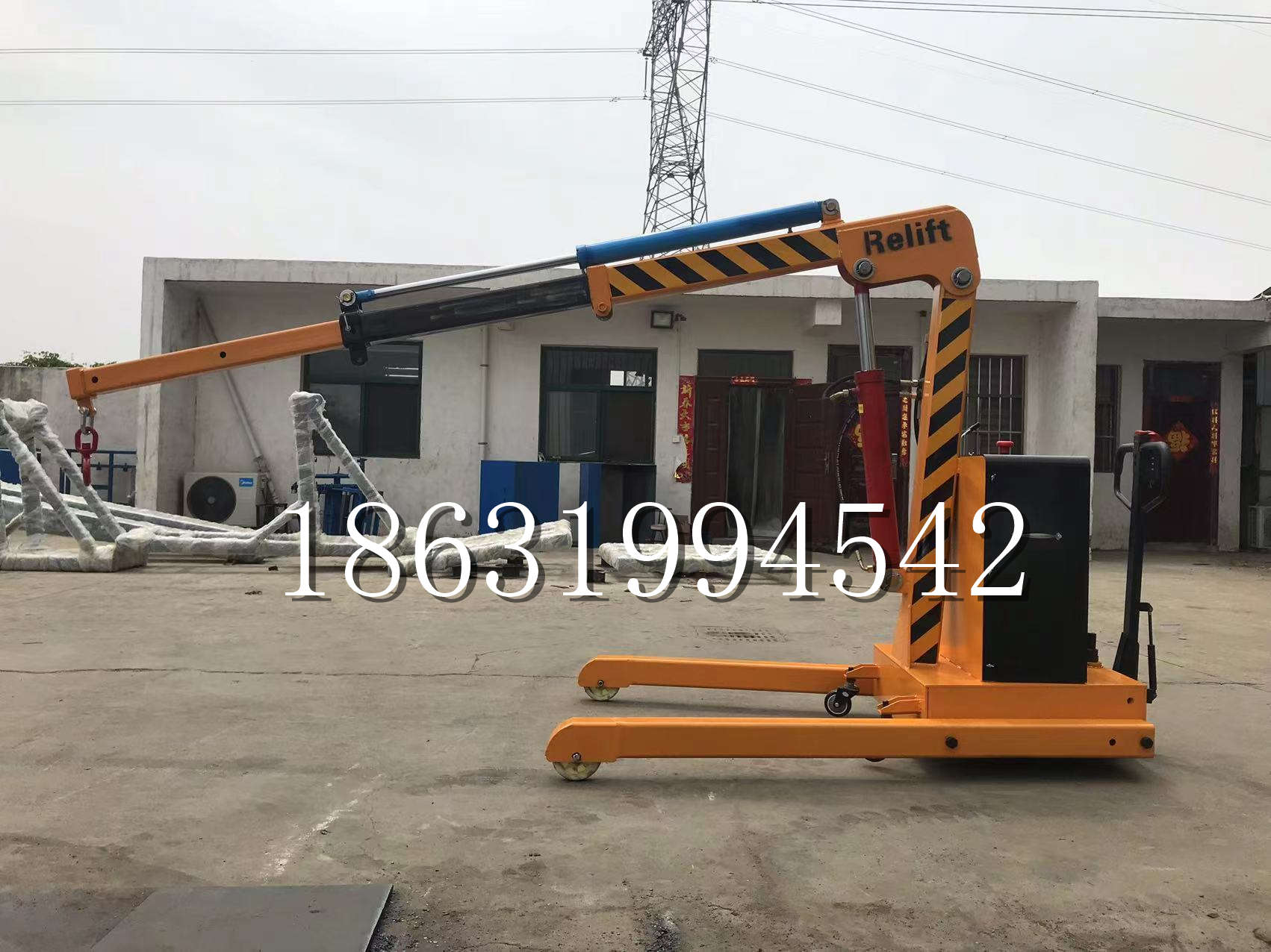 新华区久征定做3吨三轮随车吊 农用园林绿化移树吊 平板工程用小吊机